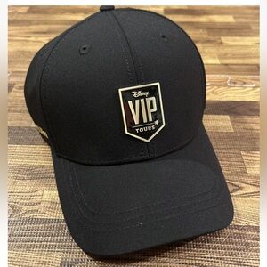 Disney VIP Tours Hat NWT Exclusive Walt Disney World Black Baseball Cap Plaid
